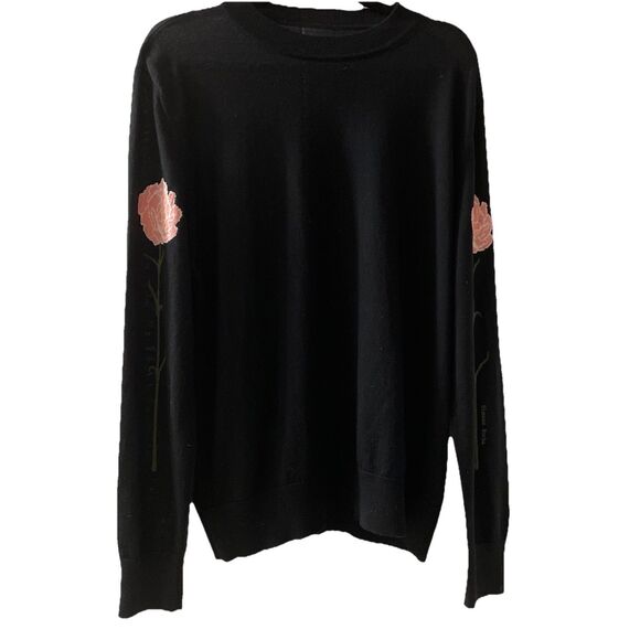 Men's Simone Rocha Carnation Jumper Sweater in Silk Wool Size Large - Picture 5 of 7